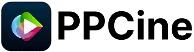 PPCine app logo with icon and text